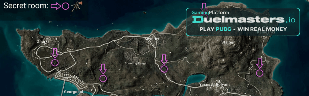 PUBG Secret Locations